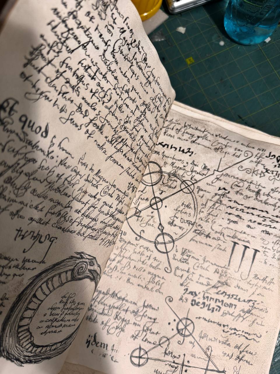 THE ORIGINALS (2013-2018) - Vincent Griffith's (Yusuf Gatewood) Instruction Grimoire for Sacrificial Magic