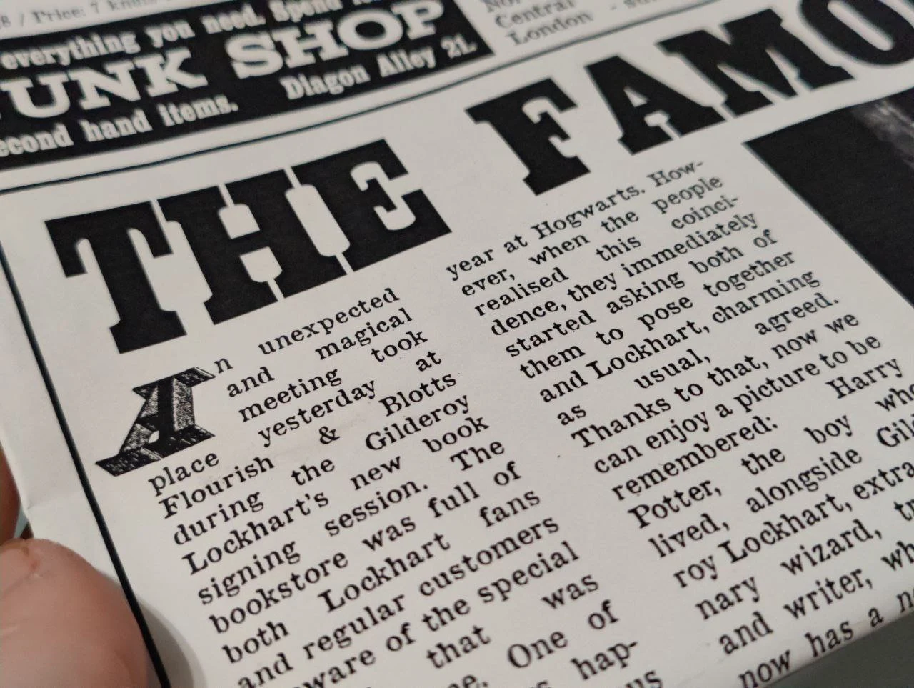 The Daily Prophet newspapers 12 pages