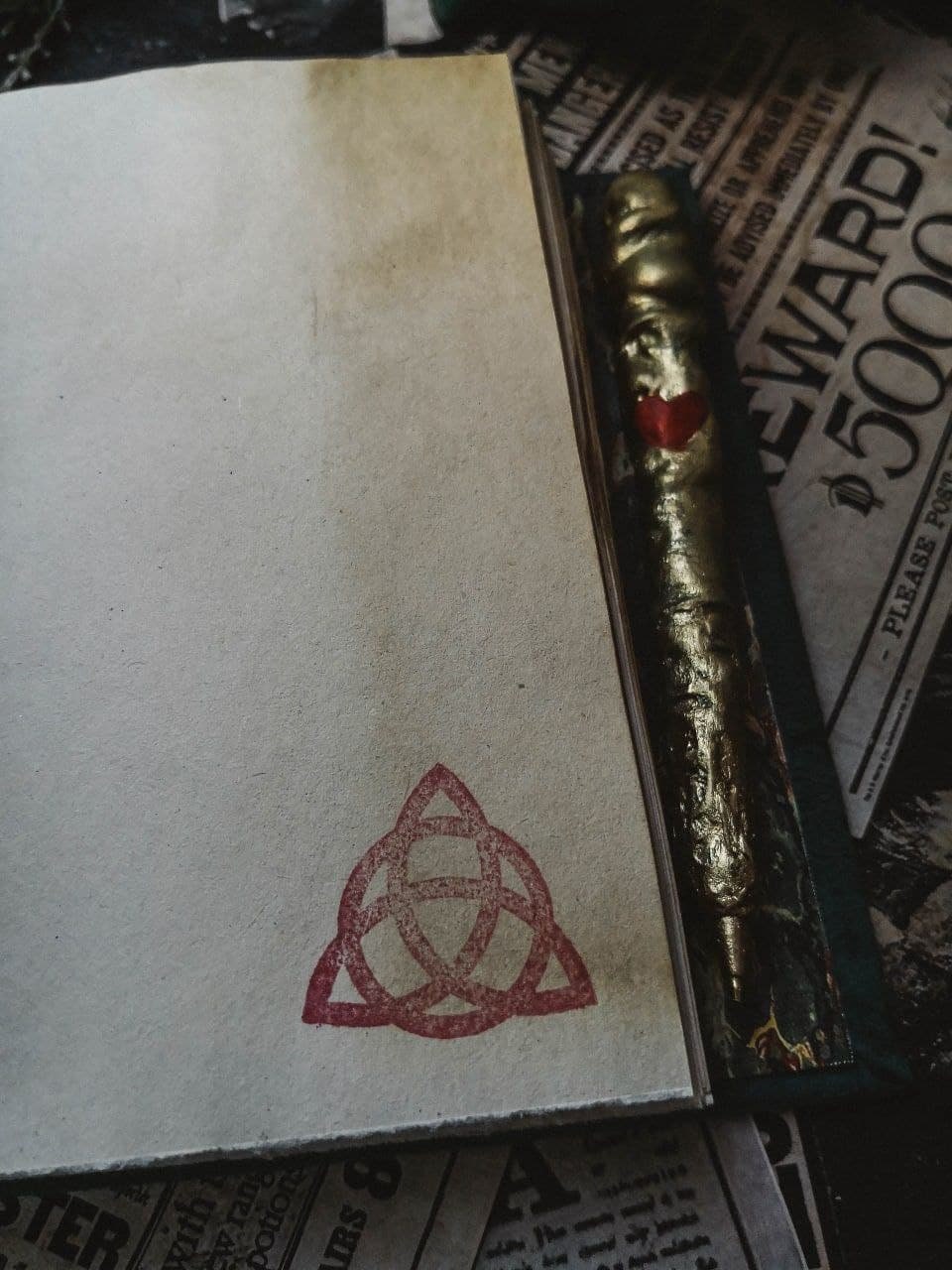 Notebook Journal The Book of Shadows Charmed Charm Halliwell A6