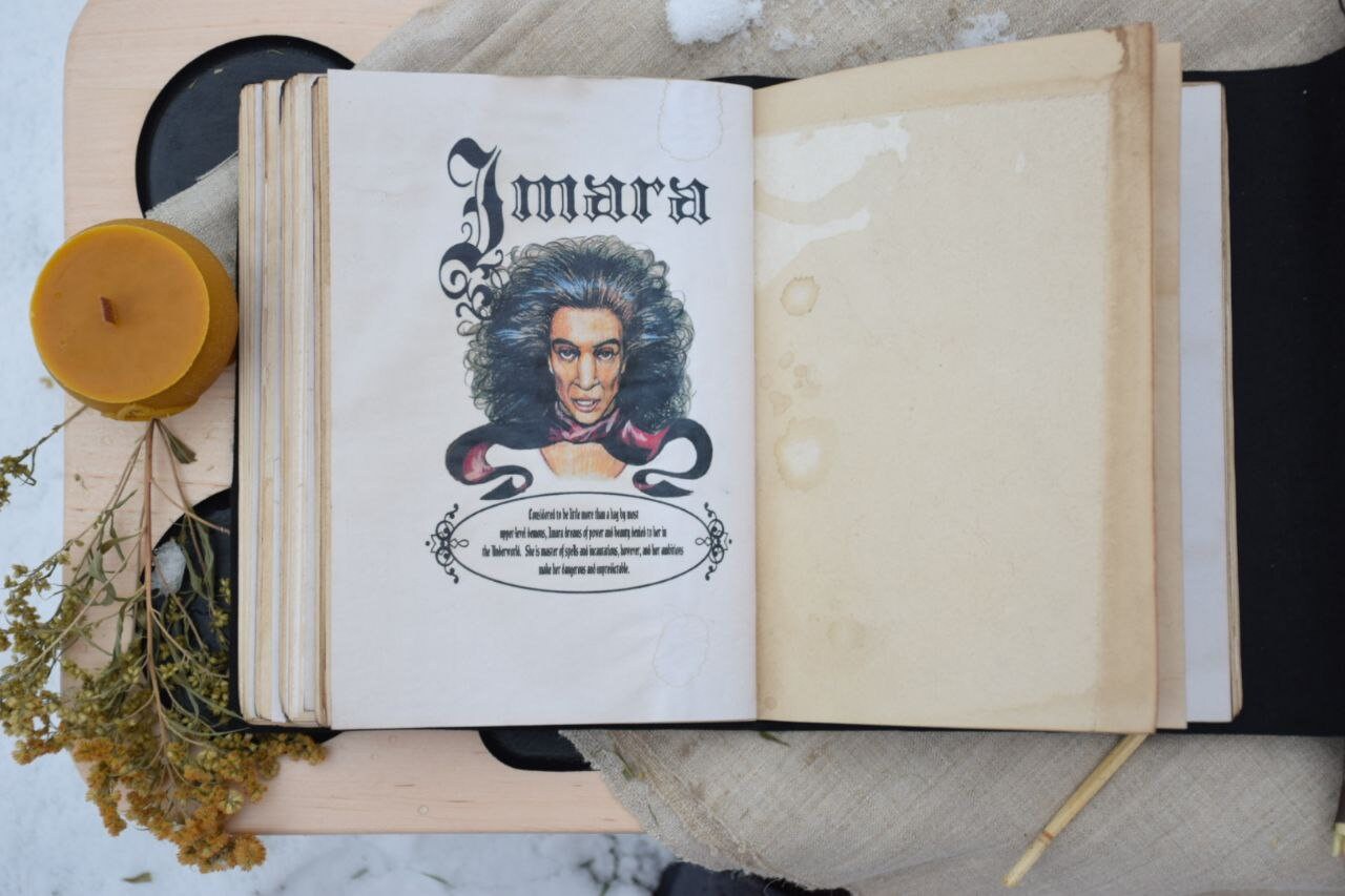 Softbook Notebook Journal Book of Shadows Charmed triquetra