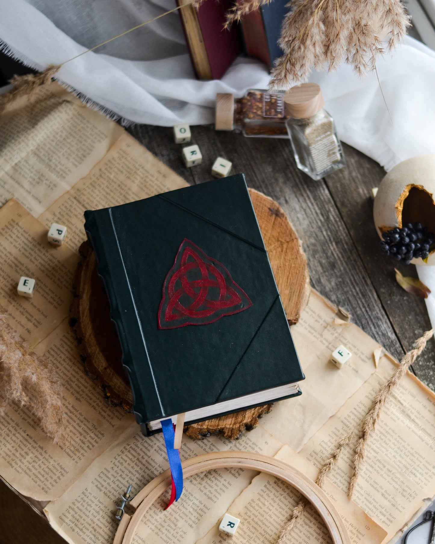 Charmed Book of Shadows BOS spellbook wicca magic ritual spells size A5 (6x8.5")