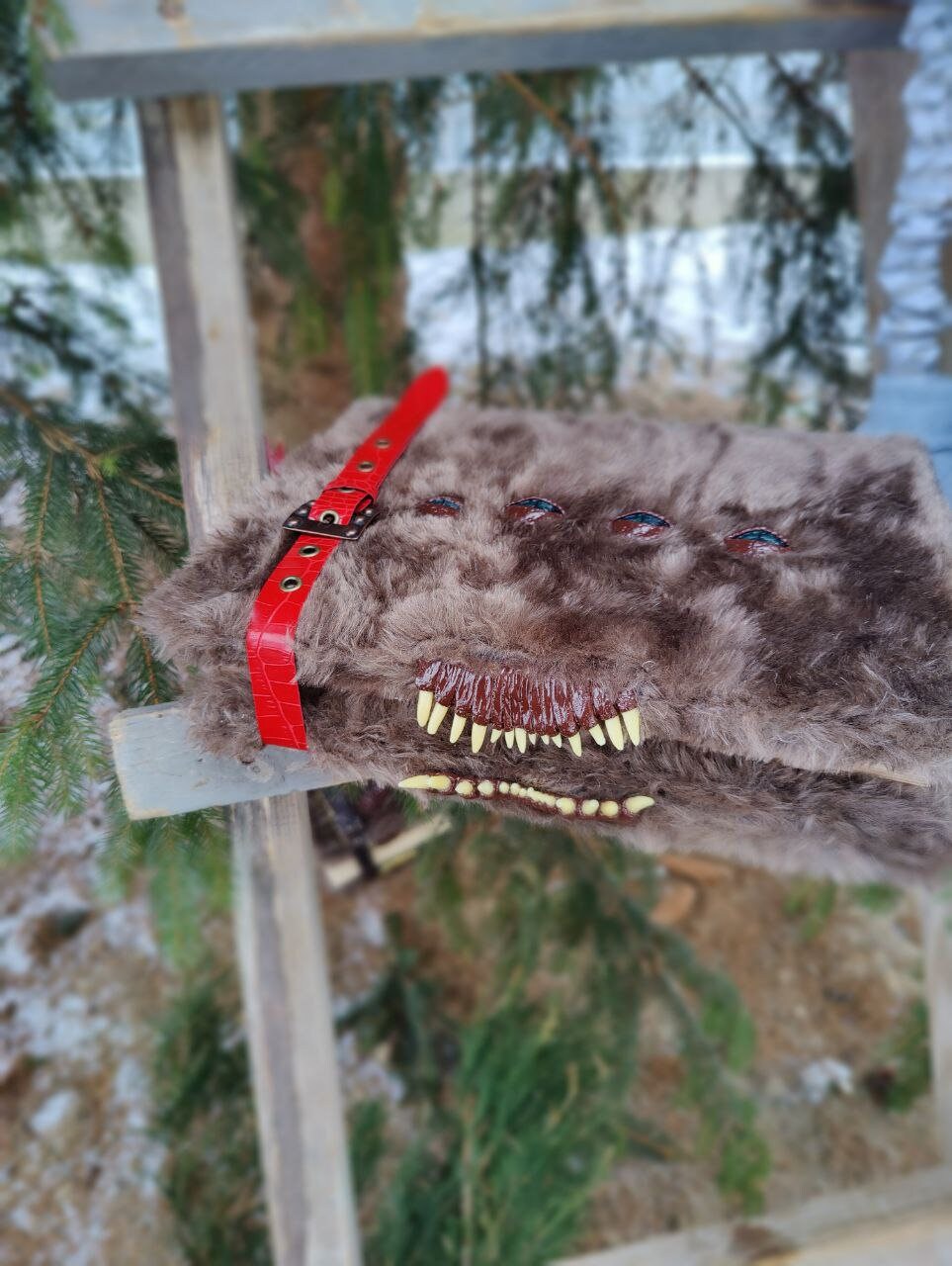 The Monster Book of Monsters Big Size with red strap replica