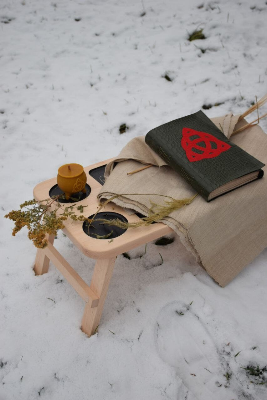 Softbook Notebook Journal Book of Shadows Charmed triquetra