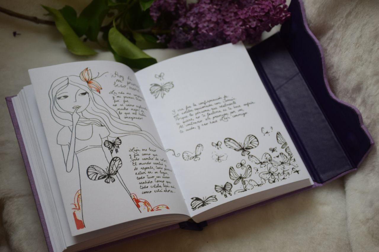 Violetta's Diary A5 le journal intime de Violetta journal el cuarto de Violetta diario de rodaje