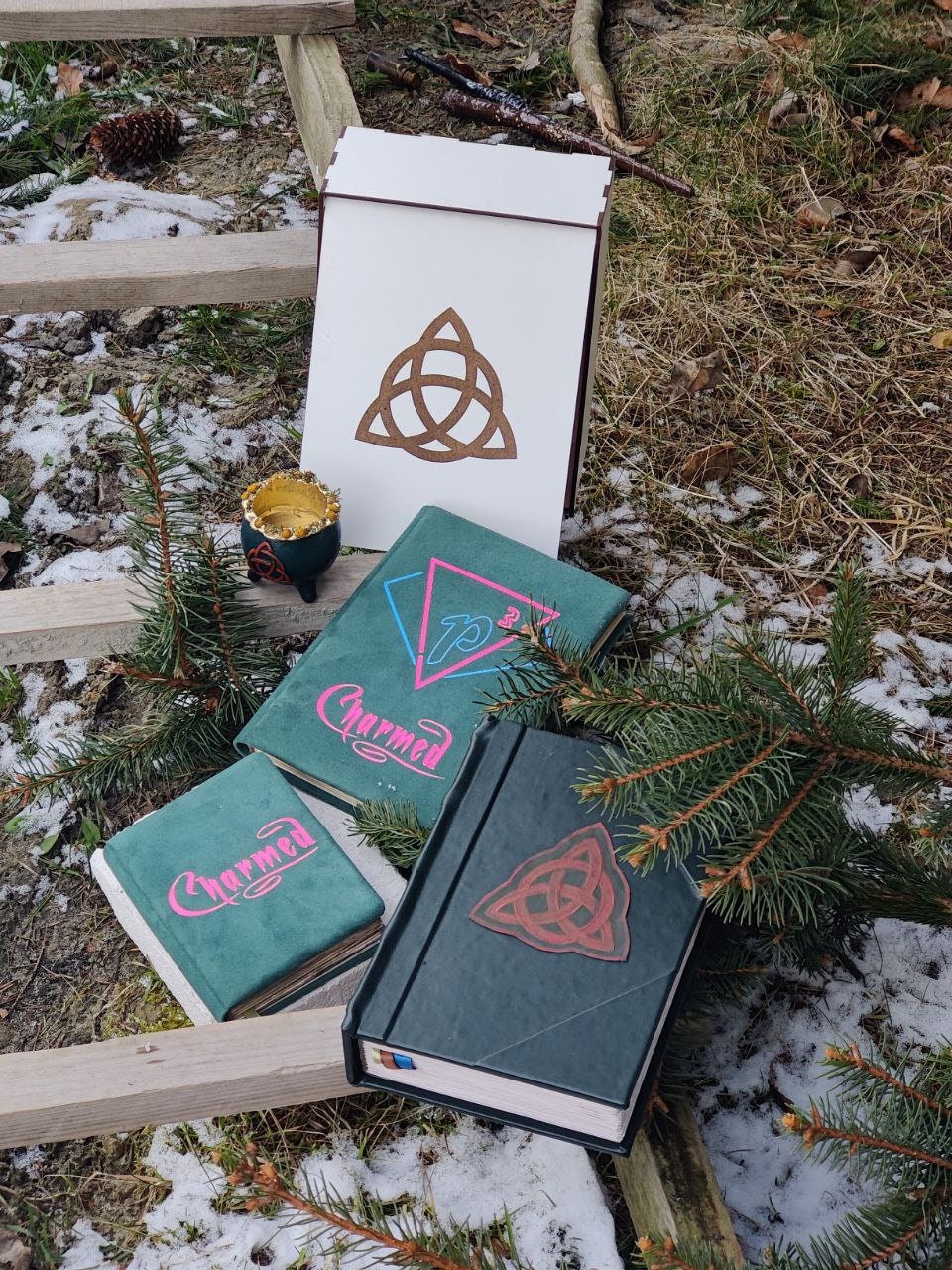 Gift Box the Book of shadows charmed charm
