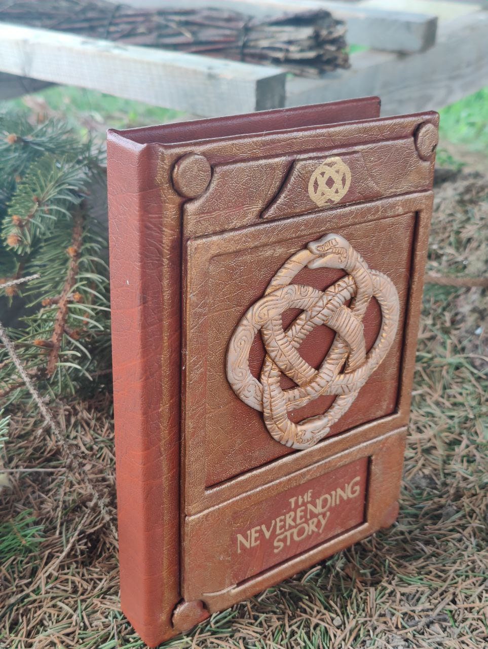 neverending story book replica Handmade