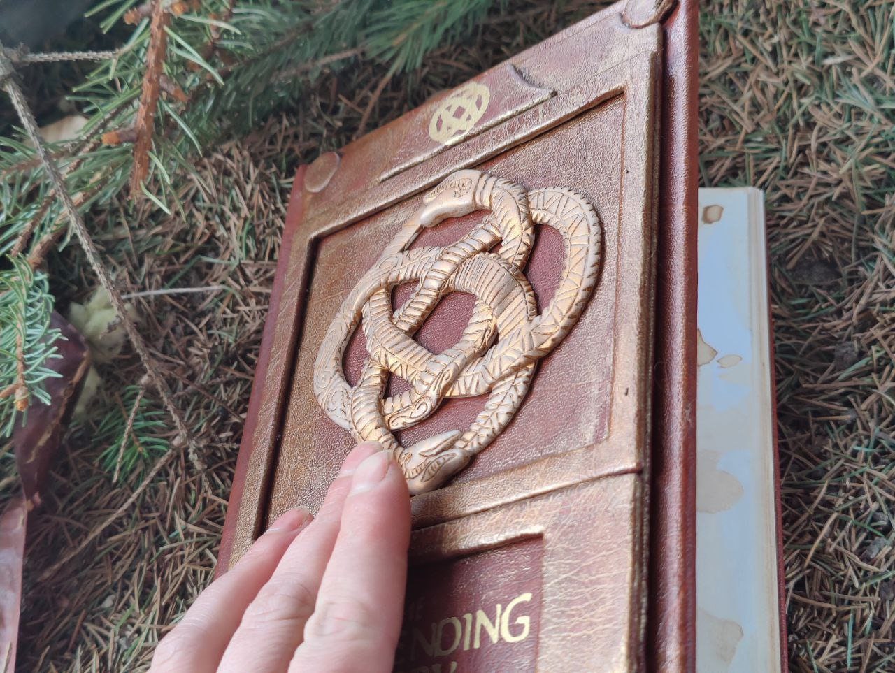 neverending story book replica Handmade