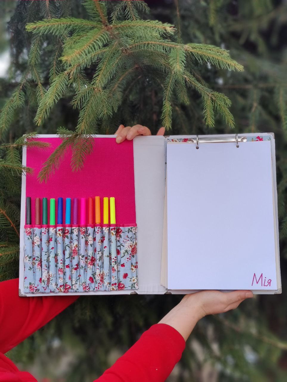 Young artist's kit Personalized album for flipchat coloring page variables