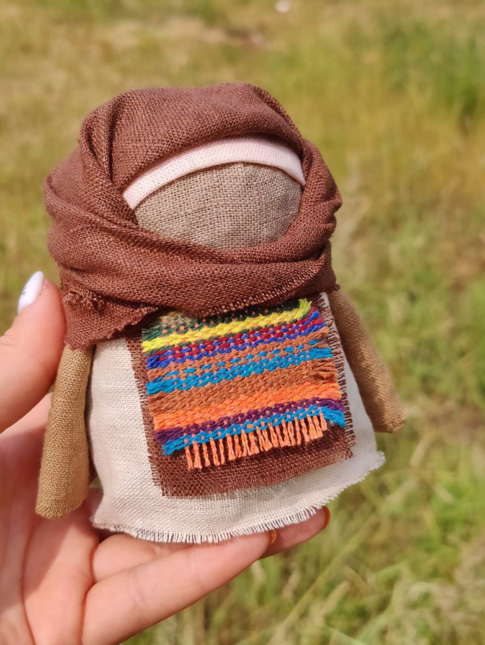 Ukrainian Doll Motanka amulet Support Ukraine Handmade Ethnic Folkloric Traditional Unique decorative gift Zernivka Krupenichka