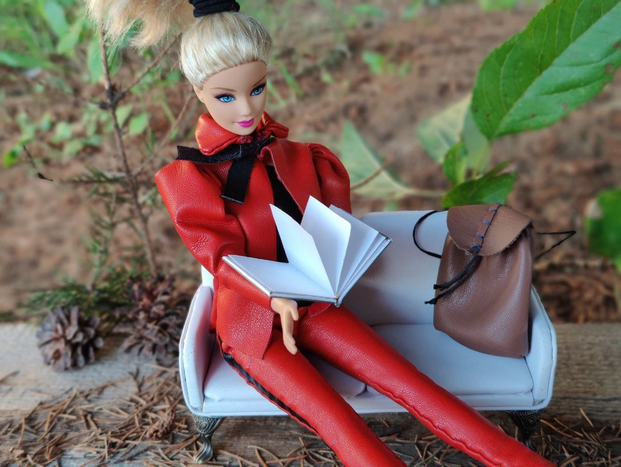 Books for doll house for doll advanced potion making Miniature Magic books Library Witch