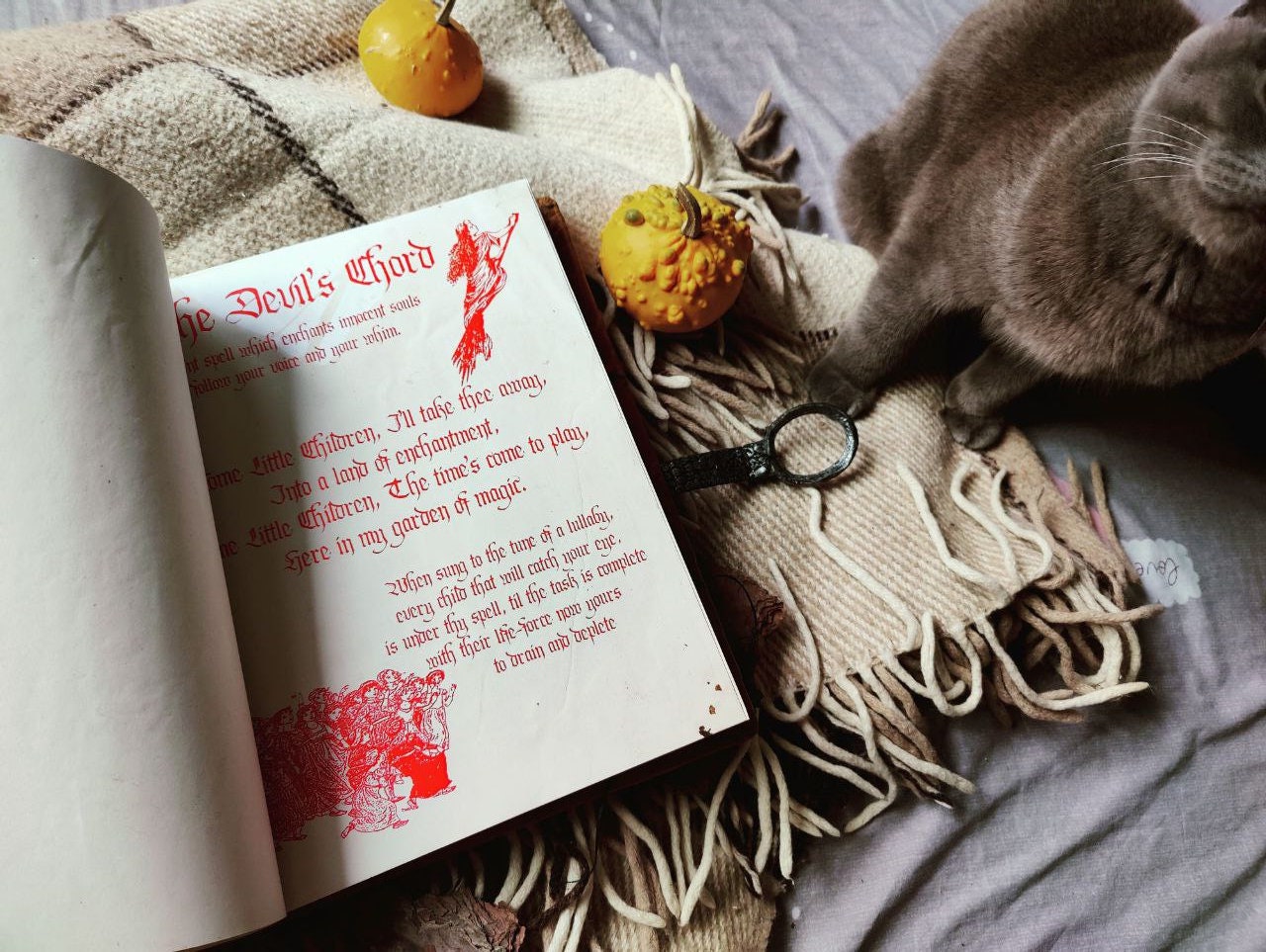 Hocus Pocus Book Spell Manual of witchcraft and alchemy Halloween Sandersonsisters