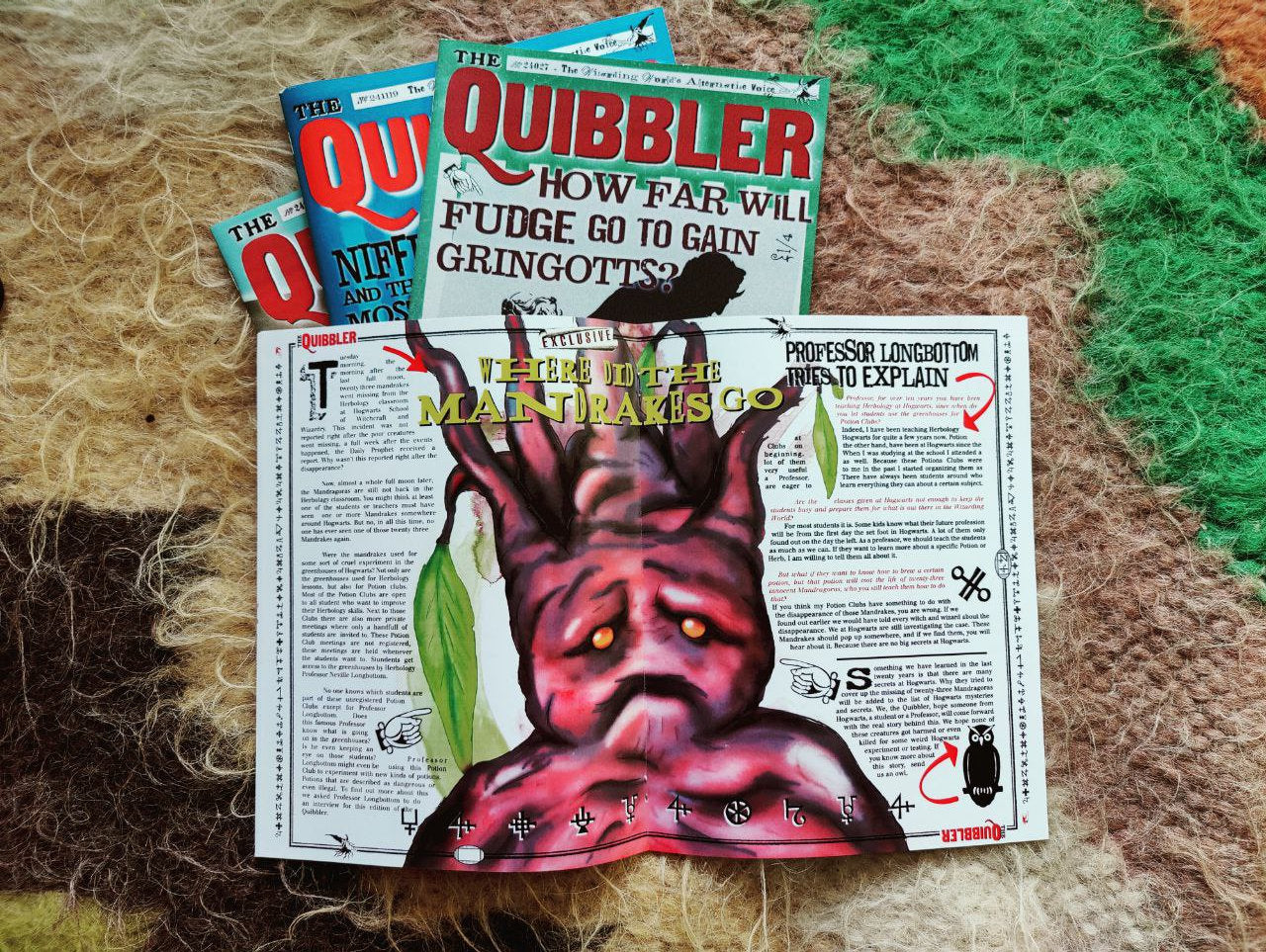 The Quibbler magazine Mudblood