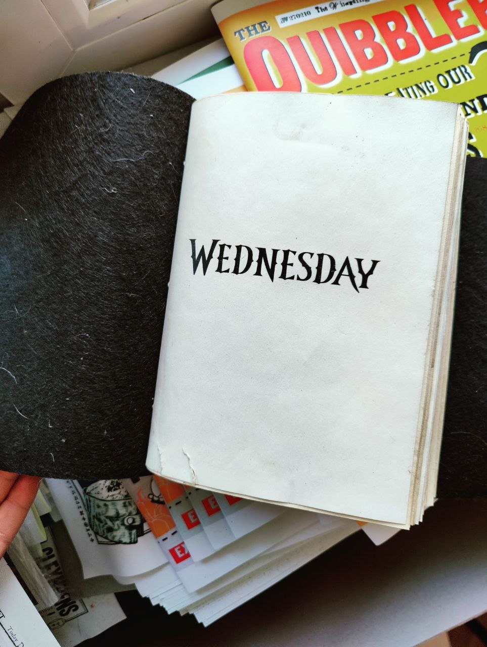 Softbook Notebook Art Sketchbook Wednesday Addams