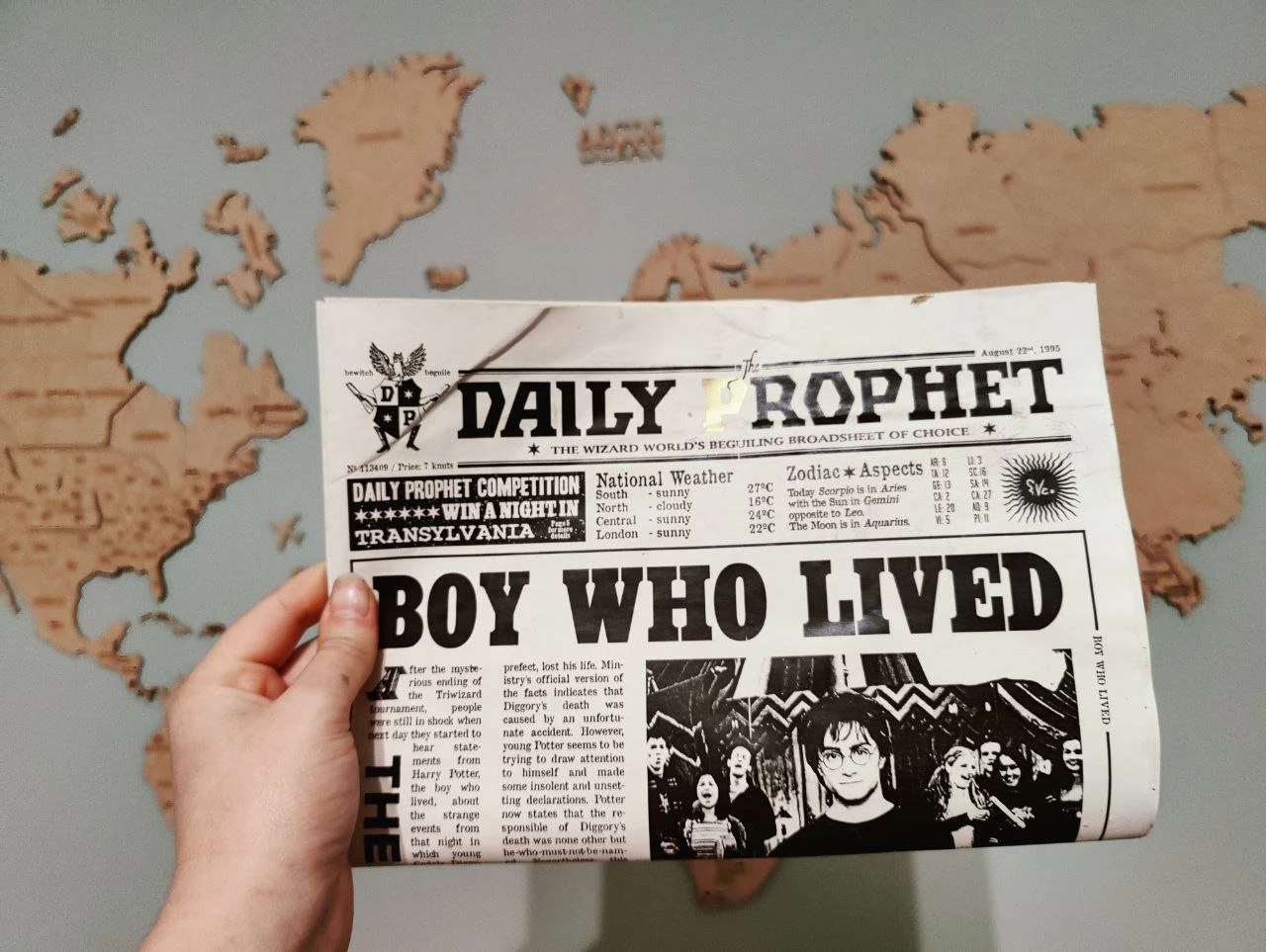 The Daily Prophet newspapers 12 pages