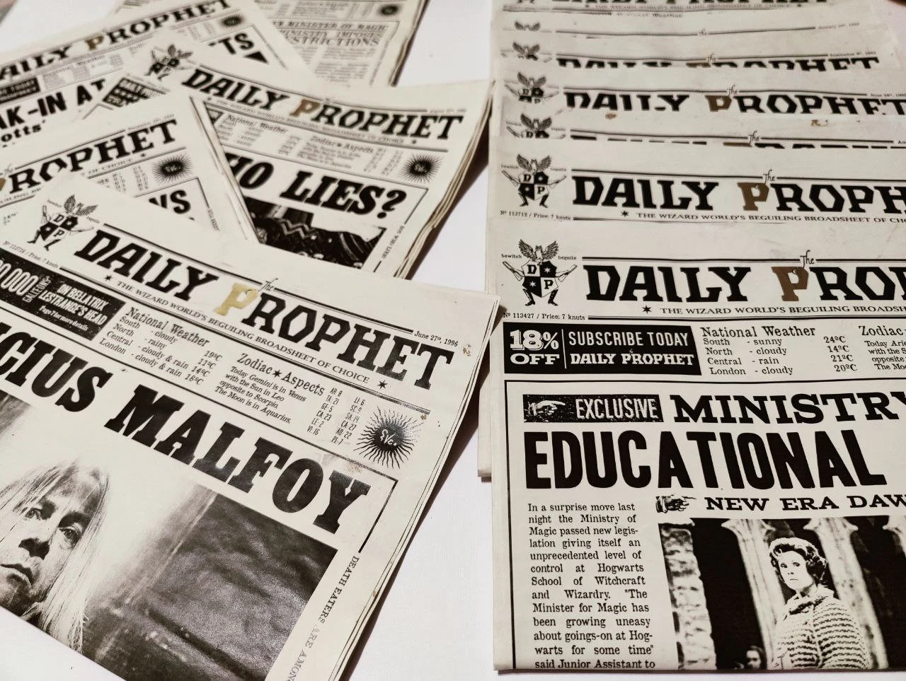 The Daily Prophet newspapers 12 pages