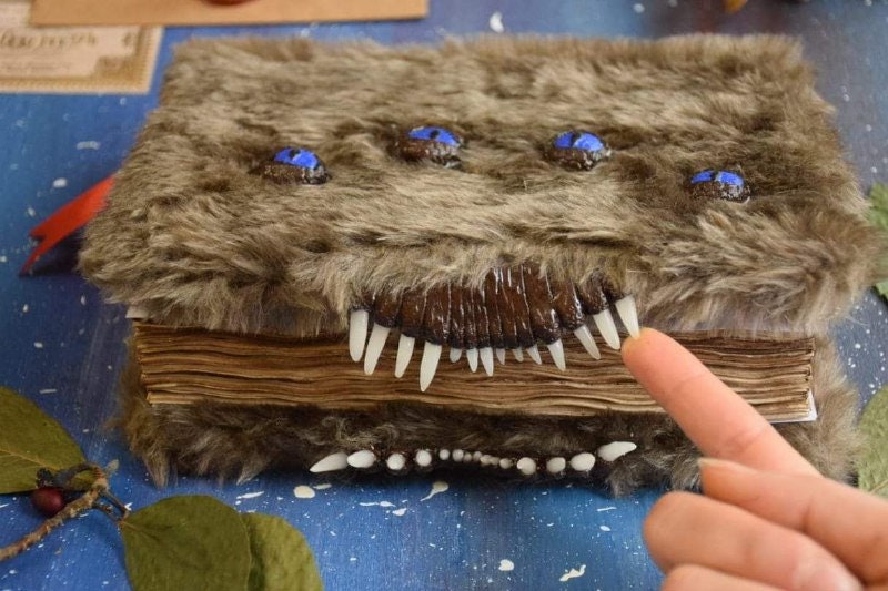 The Monster Book of Monsters with blue eyes Replica