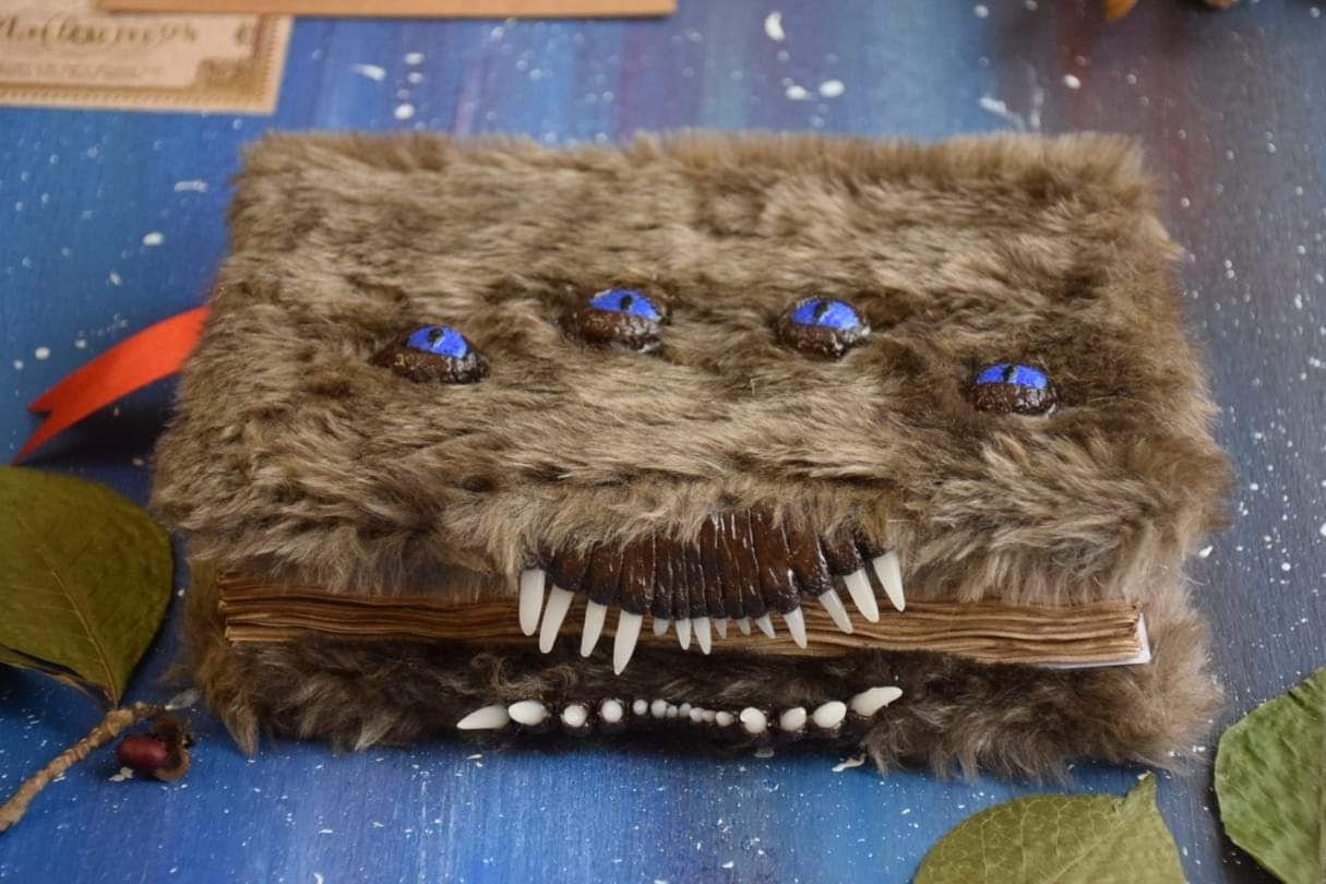 The Monster Book of Monsters with blue eyes Replica