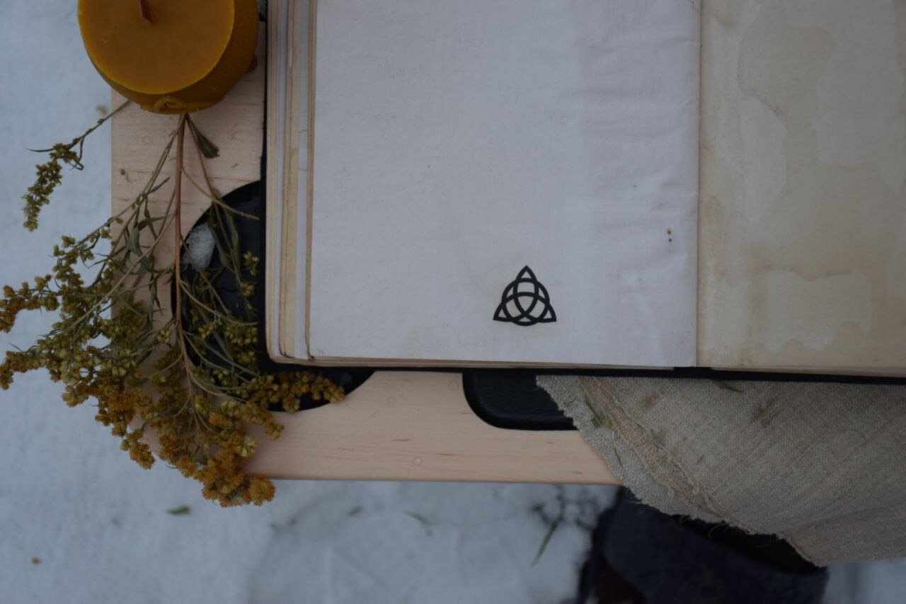 Softbook Notebook Journal Book of Shadows Charmed Power of Three P3