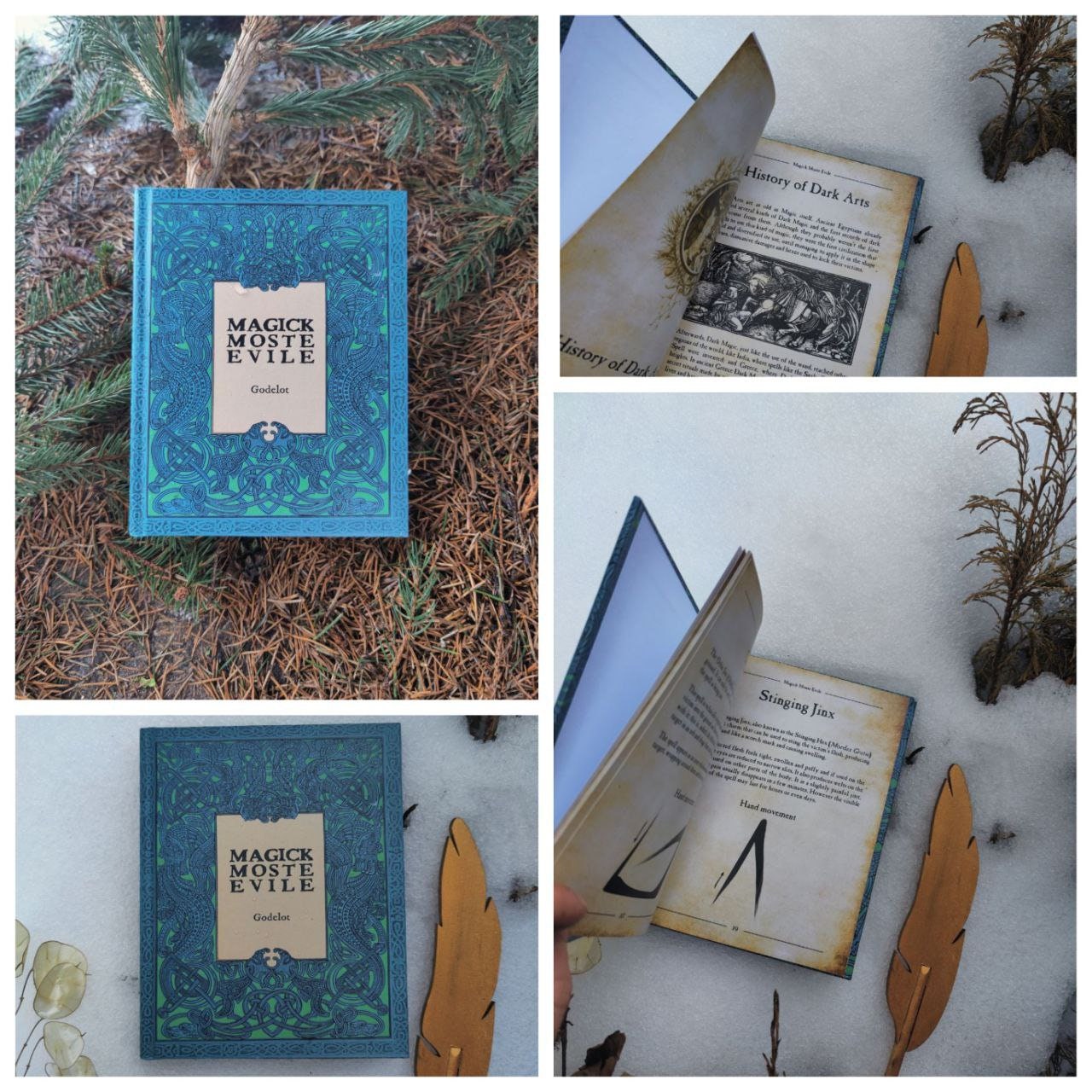 Books set APM One thousand magical herbs and fungi History of Magic The Standard Book of Spells Library nine books