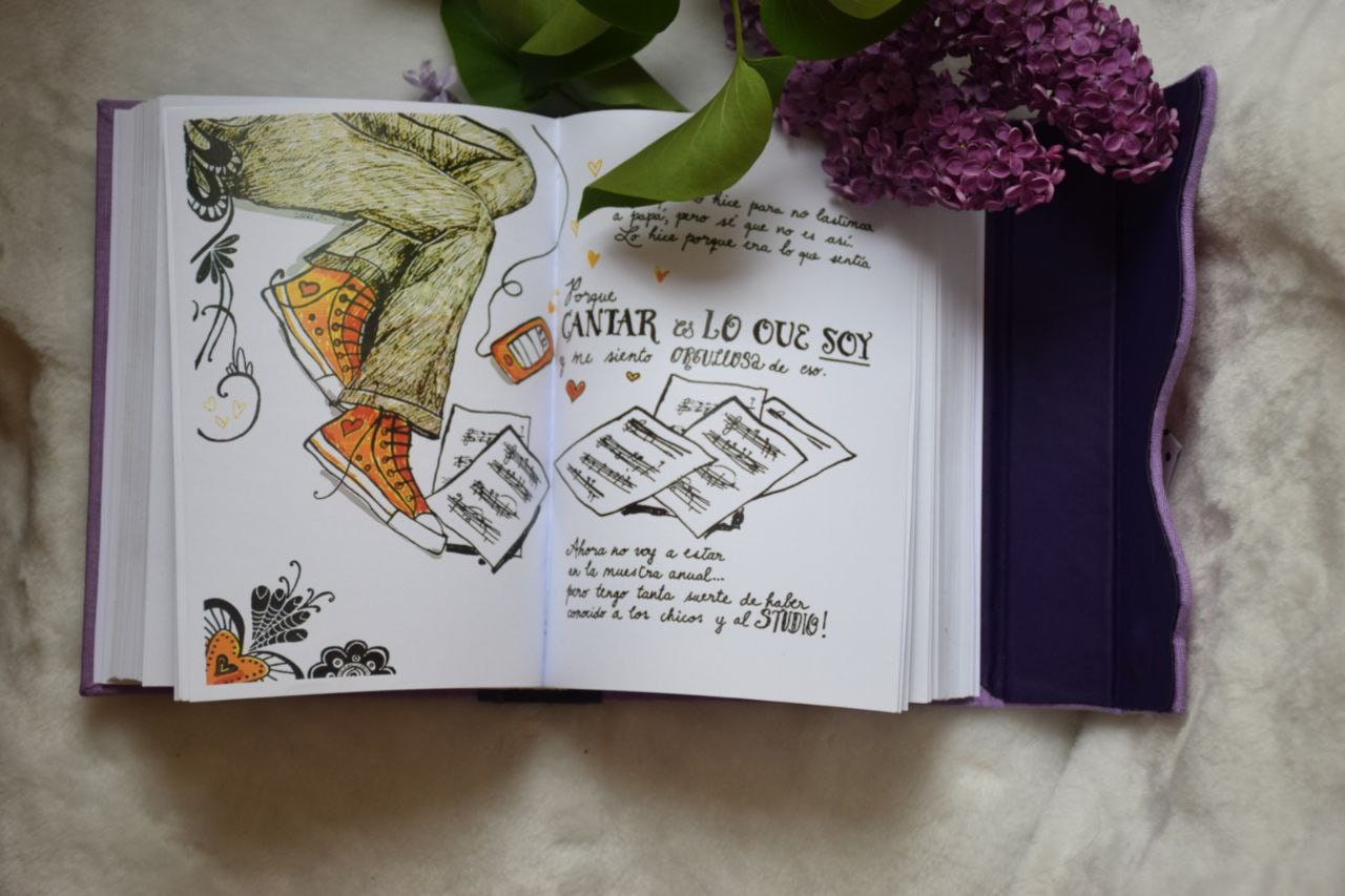 Violetta's Diary A5 le journal intime de Violetta journal el cuarto de Violetta diario de rodaje