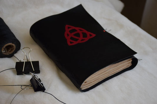 The Book of Shadow charmed Charm Notebook Softbook triquetra