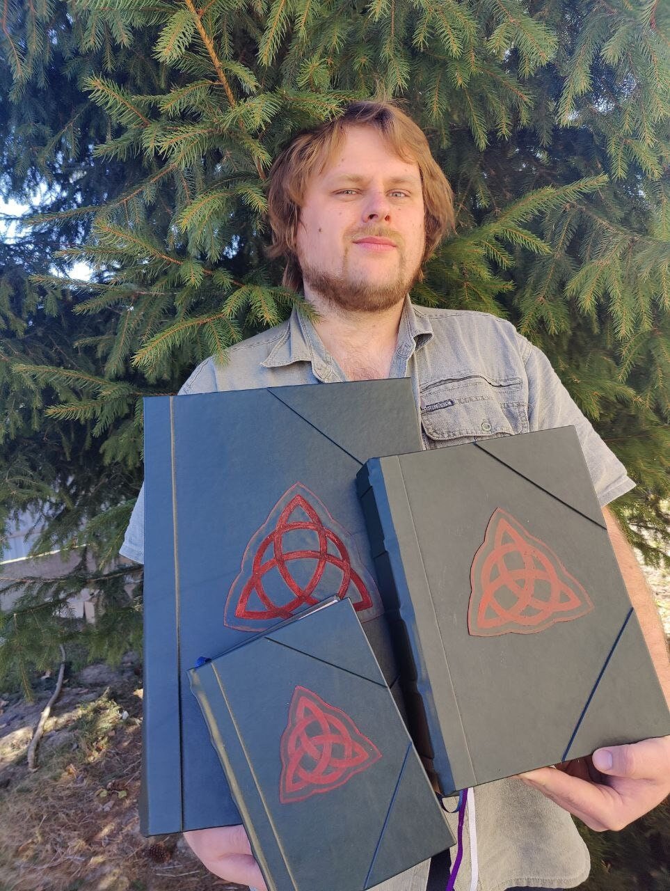 The Book of Shadows Charmed Charm BOS Big Size Cosplay Wicca magic witch spell herb book 560 pages