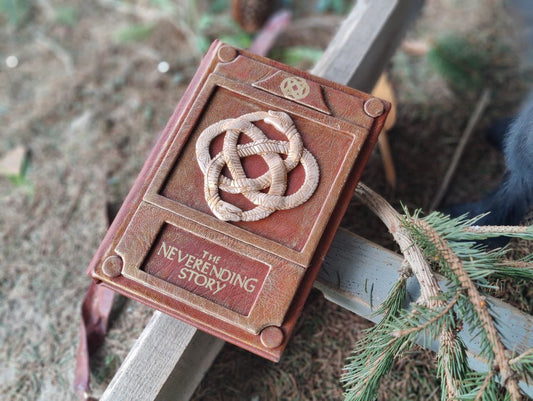 neverending story book replica Handmade