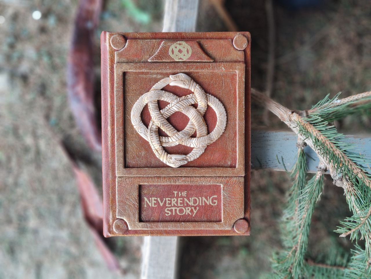 neverending story book replica Handmade