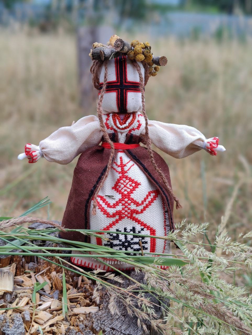 Motanka Ukrainian Doll Spiritual Ethnic Handmade doll  Ukrainian Style Amulet