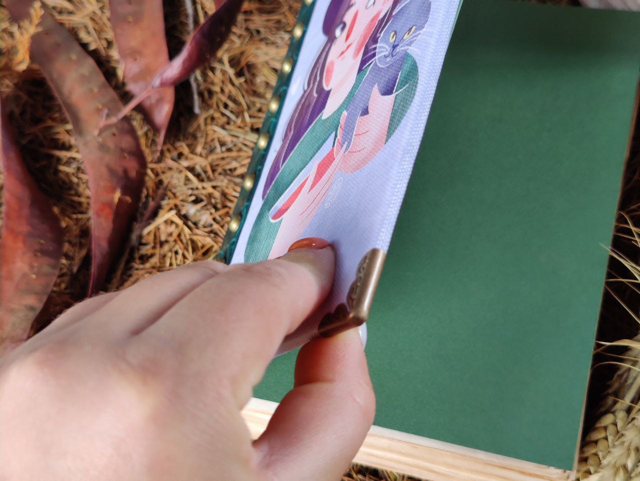 Personalized notebook with your picture photo cat dog