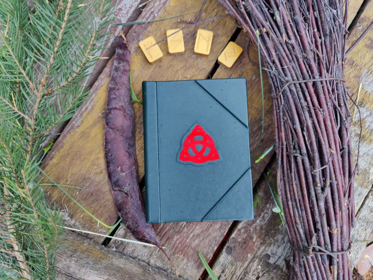 Notebook Book of Shadows Wicca Charmed Blank pages delivery from USA