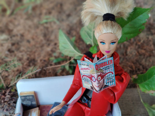 Books for doll house for doll advanced potion making Miniature Magic books Library Witch