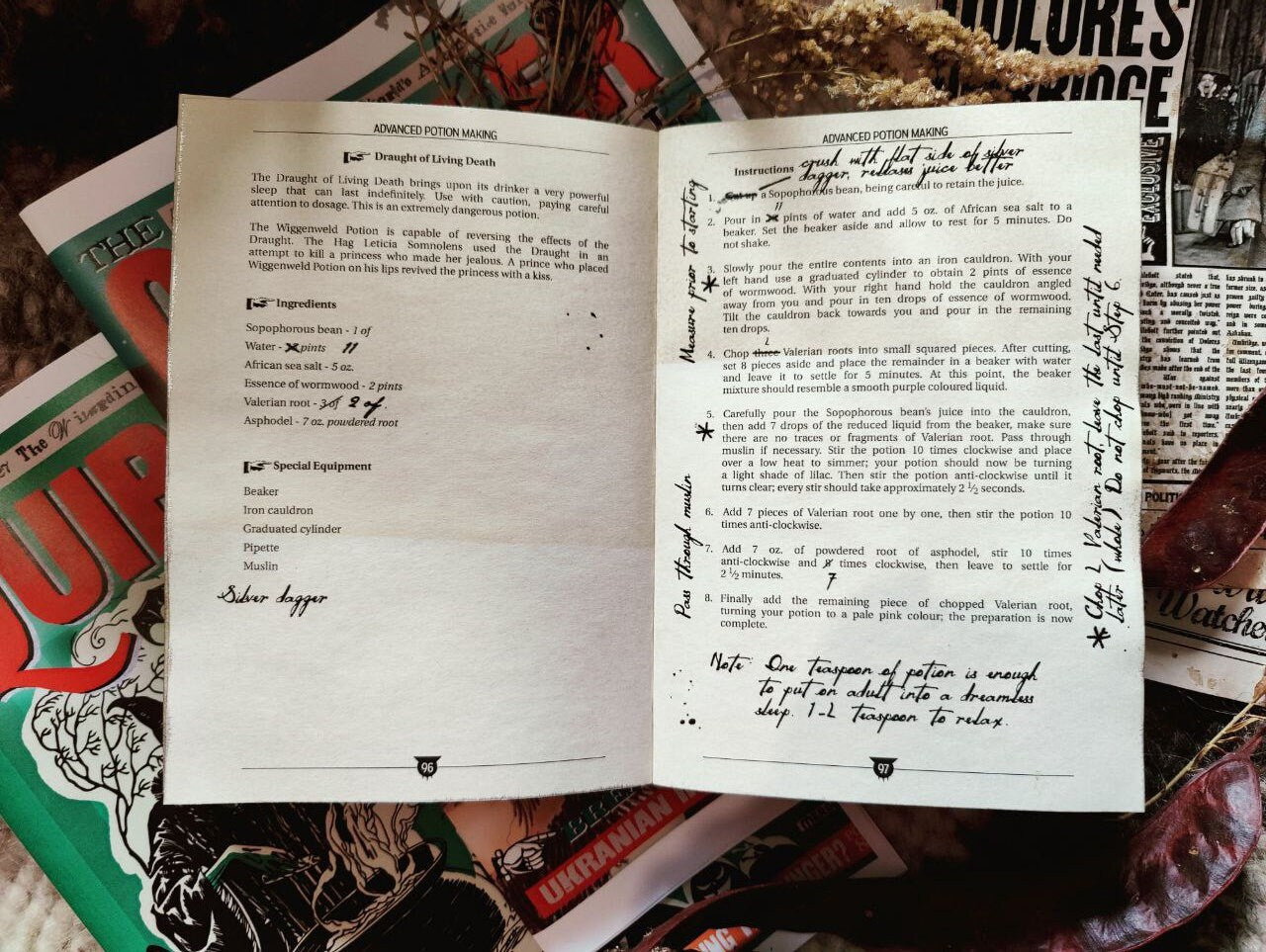 Advanced potion making halfblood prince full book 190 pages