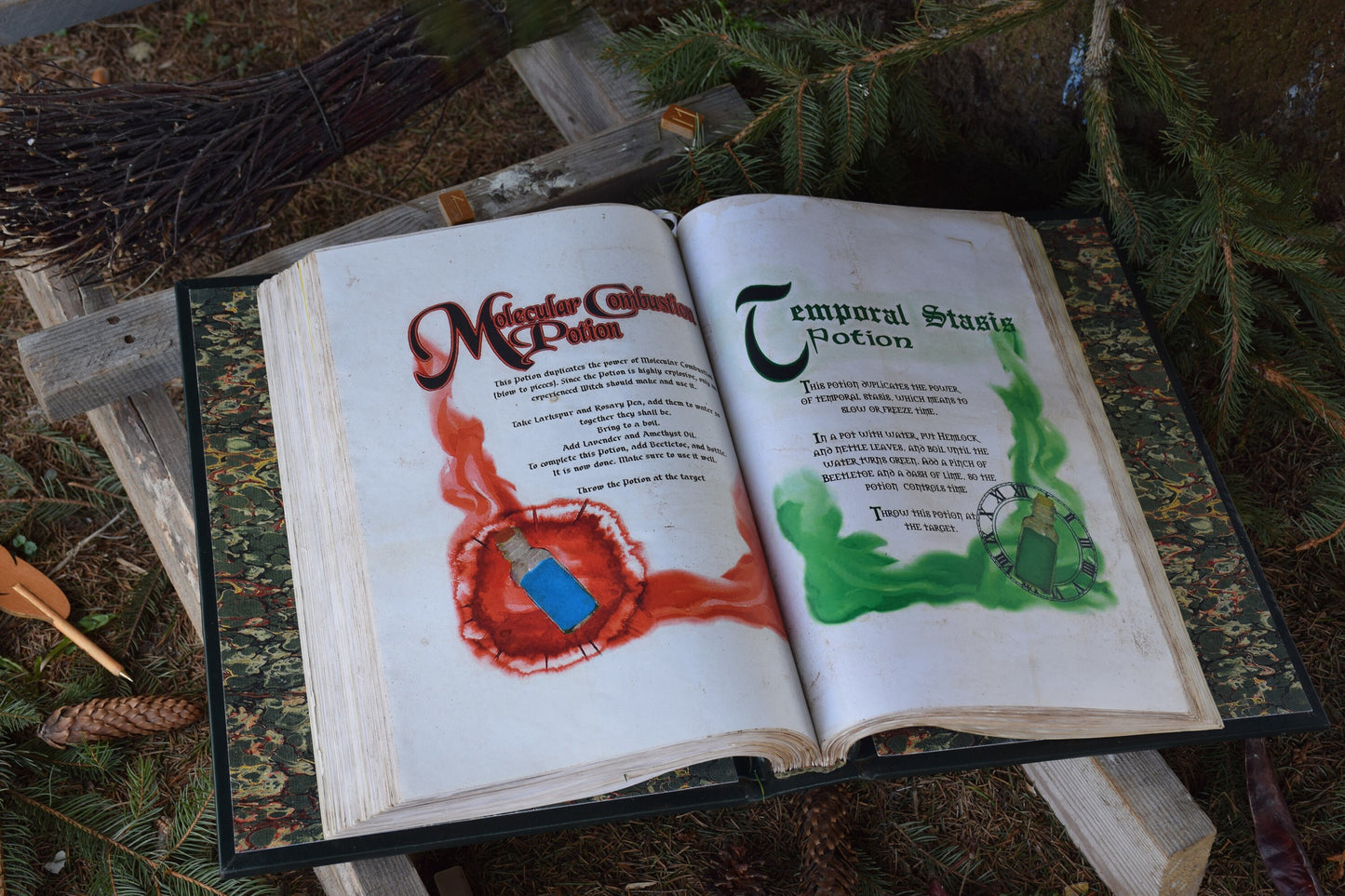 The Book of Shadows A3 12*16" 30*42 cm. BOS Charm Charmed Halliwell