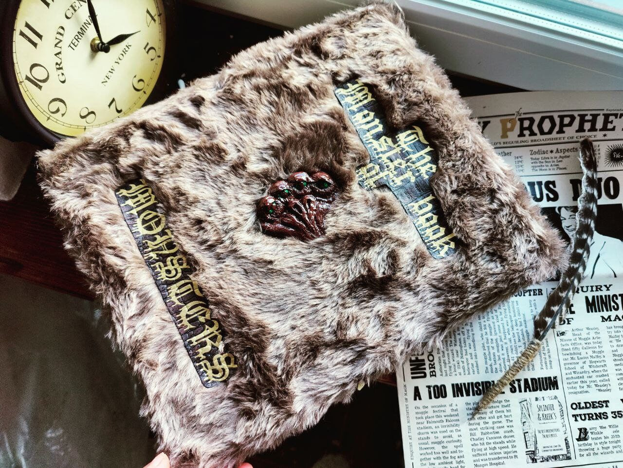 The Monster Book of Monsters Wooden Musical Box