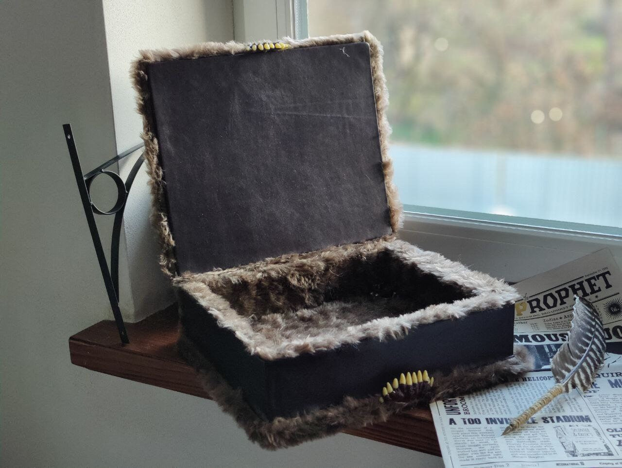 The Monster Book of Monsters Wooden Musical Box