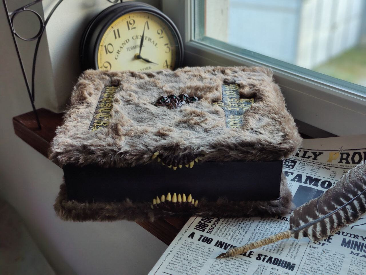 The Monster Book of Monsters Wooden Musical Box