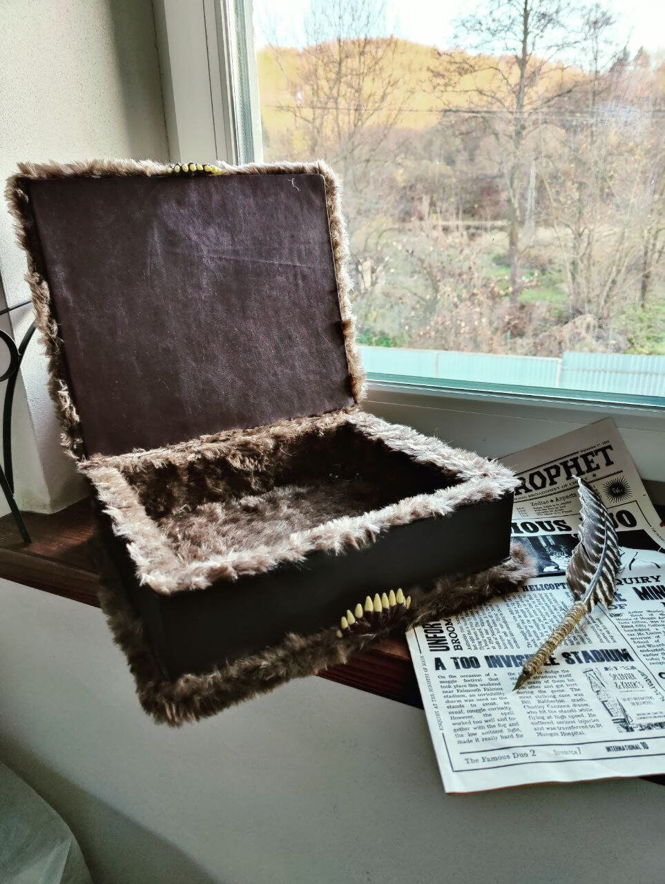 The Monster Book of Monsters Wooden Musical Box